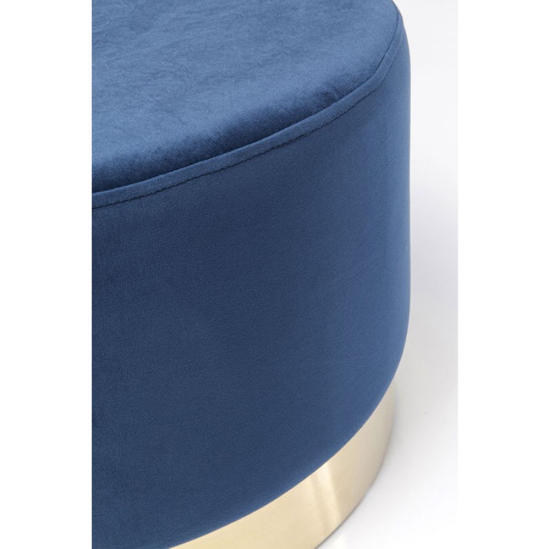 Stool Cherry Blue Brass Ø55cm